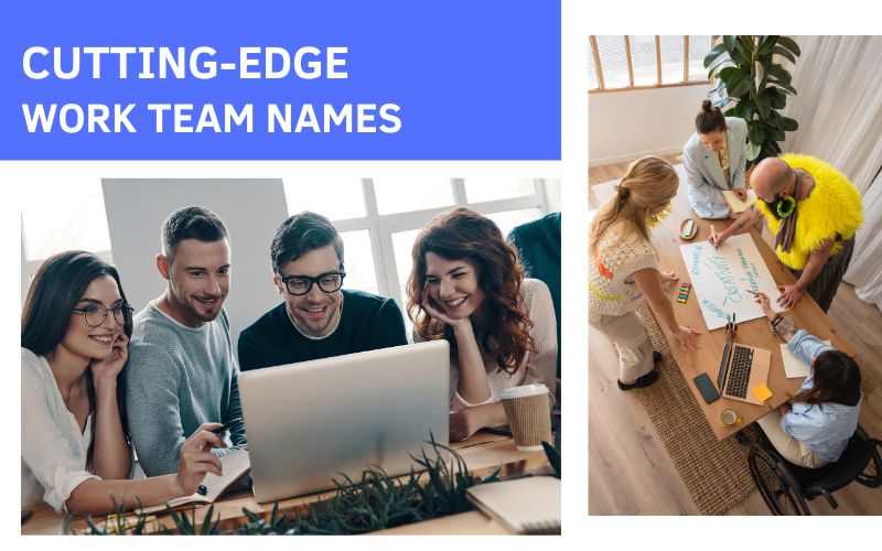 Cutting-Edge Innovative Work Team Names for modern workplaces.