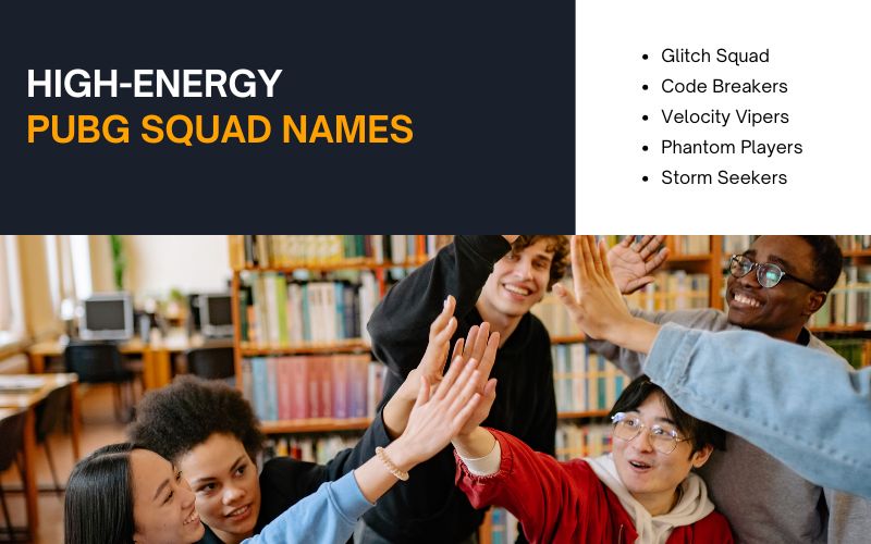 High-Energy PUBG Squad Names