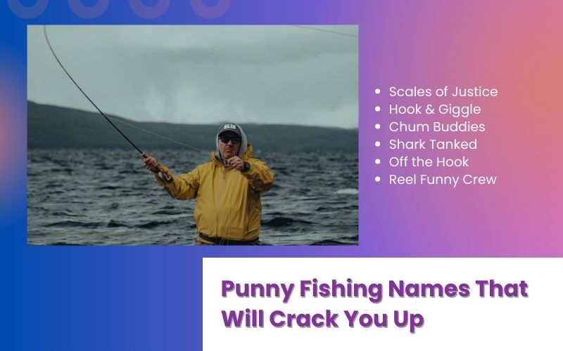 Punny fishing names with clever humor