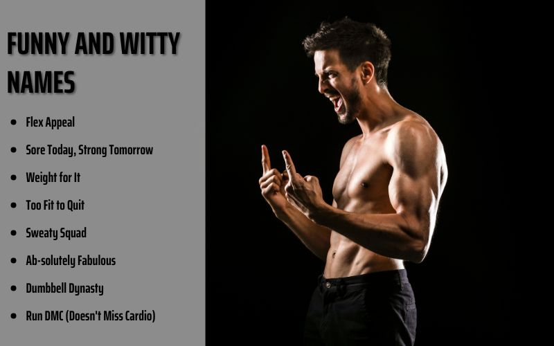  Examples of funny and witty workout group names to energize your team.